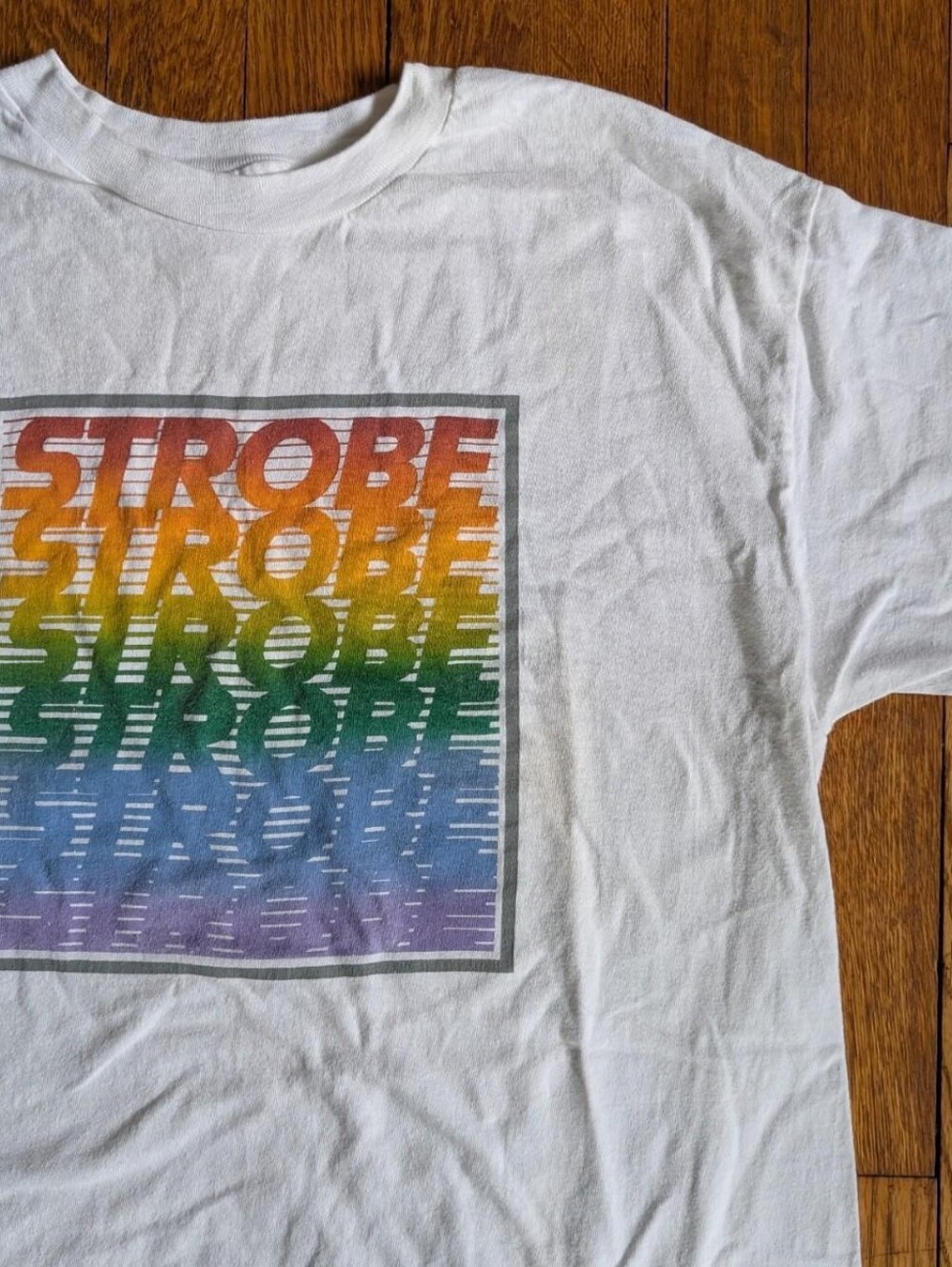 Vintage 90's Strobe by Programart Tech Computer Programming Promo T-shirt